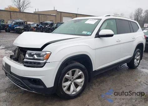 2018 Volkswagen Atlas 3.6L V6 Sel z USA, uszkodzony, nr VIN 1V2MR2CA2JC530458